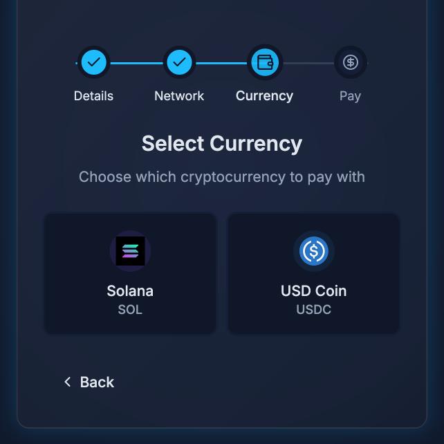 Select Currency